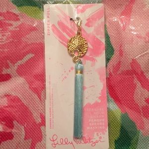 Lilly Pulitzer NWT Zipper Pull Sea salt Blue